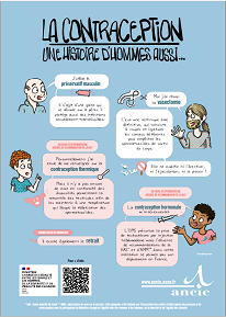 Poster — La contraception : une histoire d'hommes aussi...